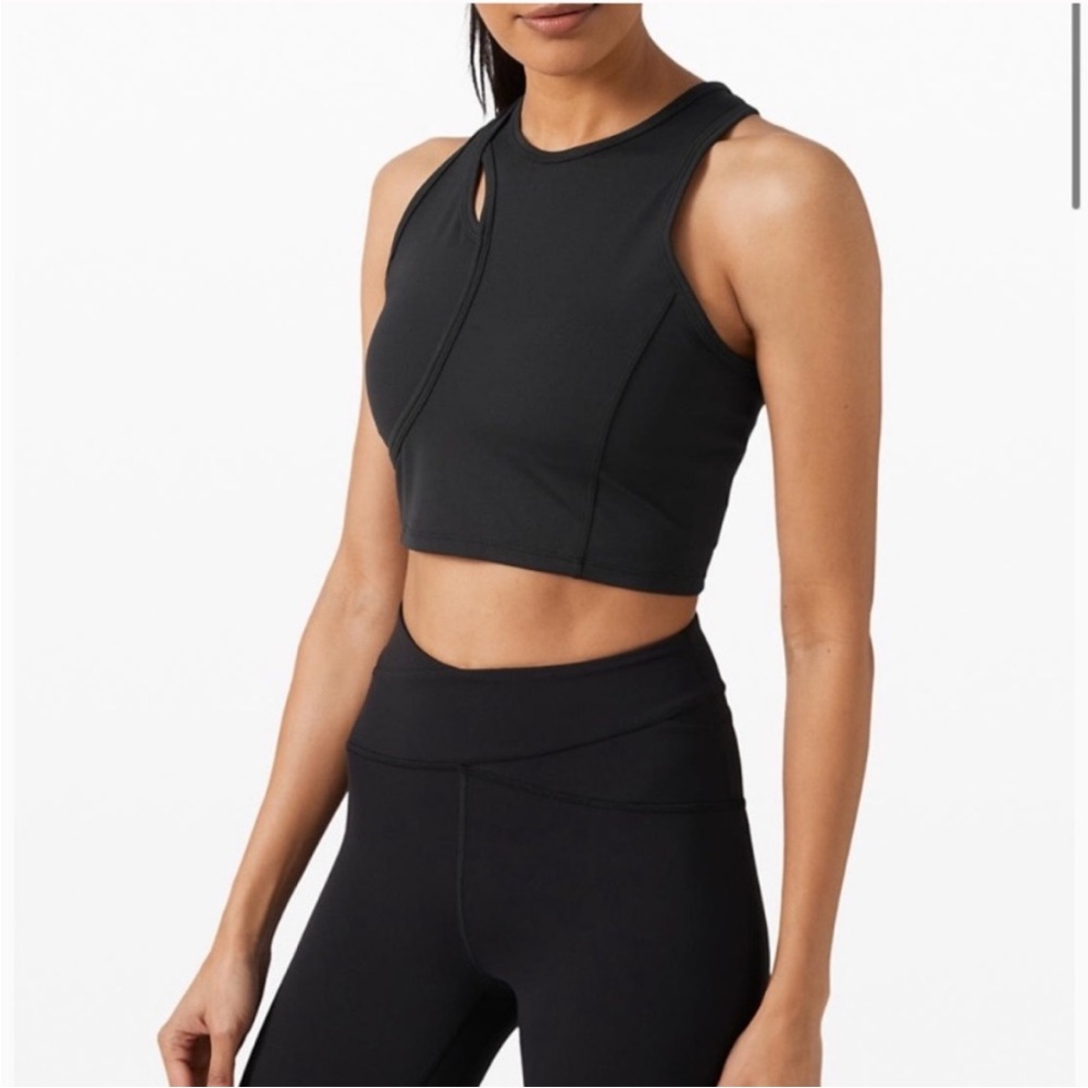 NWT Lululemon Aligned Angles Tank Black Size 6 - Picture 3 of 7